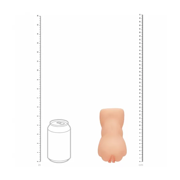 XKIN Sweet Delilah - realistisk kunstig vagina-masturbator (naturfarge)