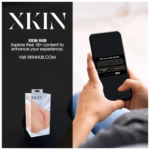 XKIN - realistisk kunstig vagina-masturbator - L (natur)