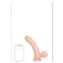 RealRock - realistisk vibrator med dobbel tetthet (hudfarget) - 18 cm
