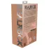RealRock - realistisk vibrator med dobbel tetthet (hudfarget) - 18 cm