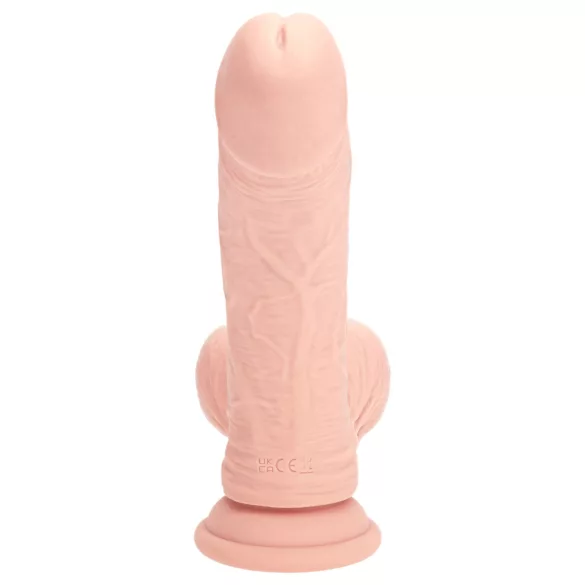 RealRock - realistisk vibrator med dobbel tetthet (hudfarget) - 18 cm