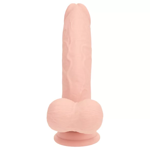 RealRock - realistisk vibrator med dobbel tetthet (hudfarget) - 18 cm