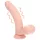 RealRock - realistisk vibrator med dobbel tetthet (hudfarget) - 20 cm