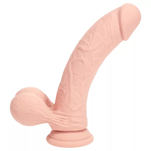 RealRock - realistisk vibrator med dobbel tetthet (hudfarget) - 20 cm