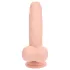 RealRock - realistisk vibrator med dobbel tetthet (hudfarget) - 20 cm