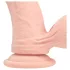 RealRock - realistisk vibrator med dobbel tetthet (hudfarget) - 20 cm