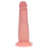 RealRock - realistisk dildo med dobbel tetthet (hudfarget) - 15,5 cm