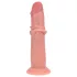 RealRock - realistisk dildo med dobbel tetthet (hudfarget) - 15,5 cm