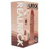 RealRock - realistisk dildo med dobbel tetthet (solbrun) - 15,5 cm