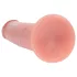 RealRock - realistisk dildo med dobbel tetthet (hudfarget) - 18,5 cm