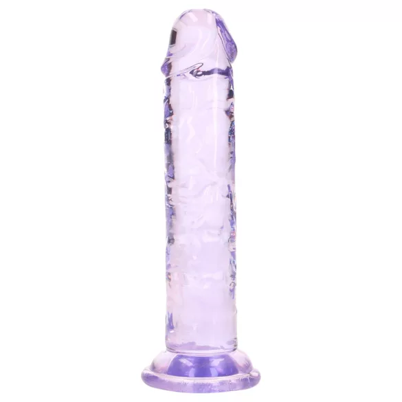 RealRock - realistisk dildo med sugekopp (lilla) - 12,7 cm