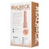 REALROCK - sugekoppvibrator - natur (18 cm)