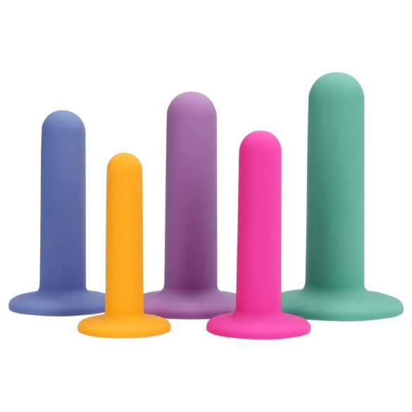 Loveline - dildo treningssett - 5 stk (fargerike)