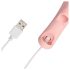 Loveline - rillet fingervibrator (rosa)