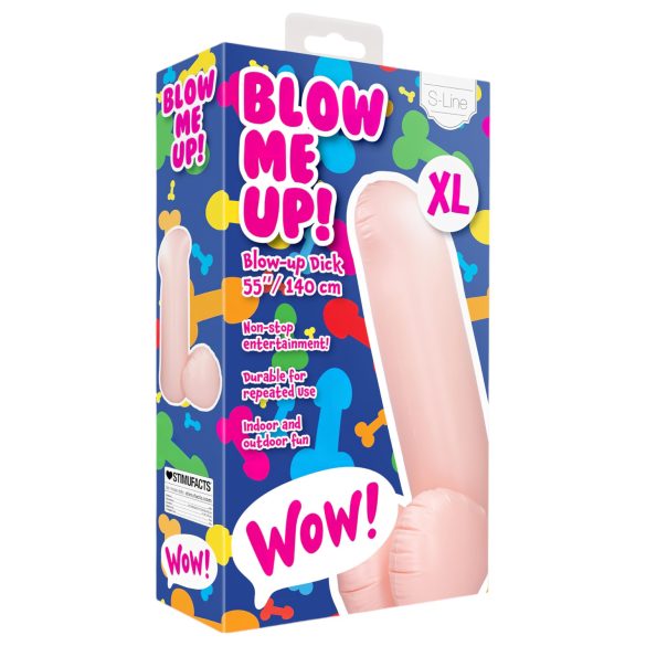 Blow Me Up - Oppblåsbar snurreluftballong (140 cm)