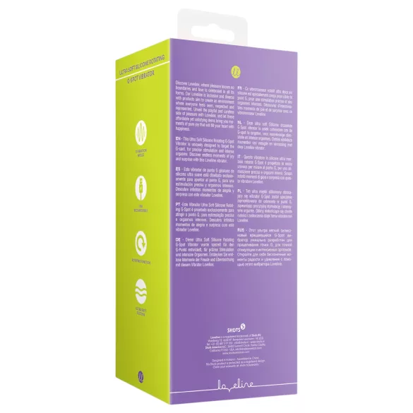 Loveline - Oppladbar roterende vibrator (rosa)