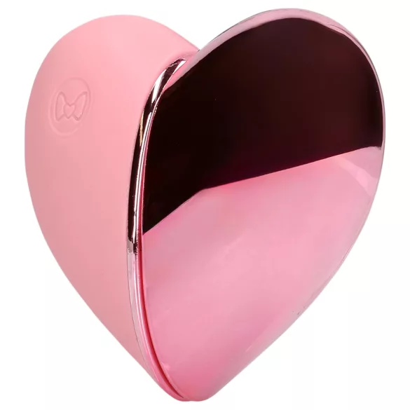 Loveline Hjertebank - oppladbar klitorisvibrator (rosa)