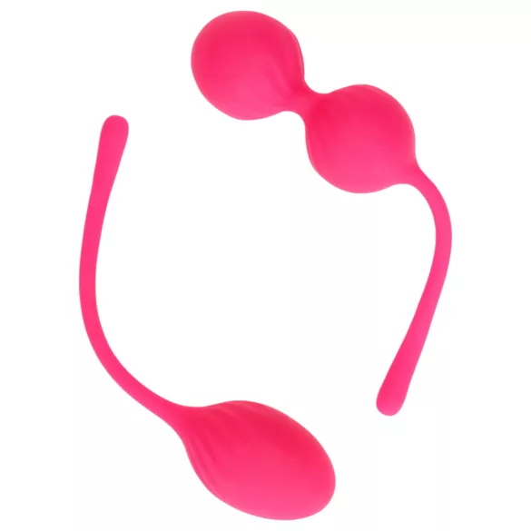 Loveline - Vektet geishakule-sett - 2 deler (rosa)