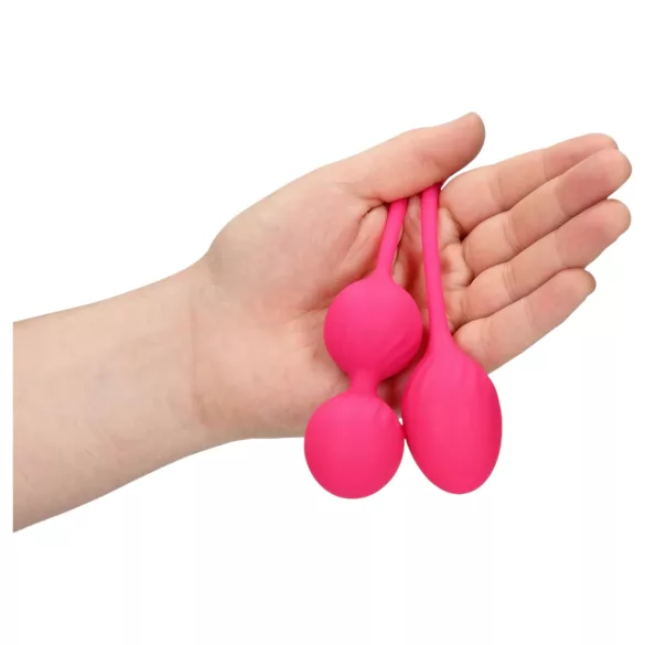 Loveline - Vektet geishakule-sett - 2 deler (rosa)