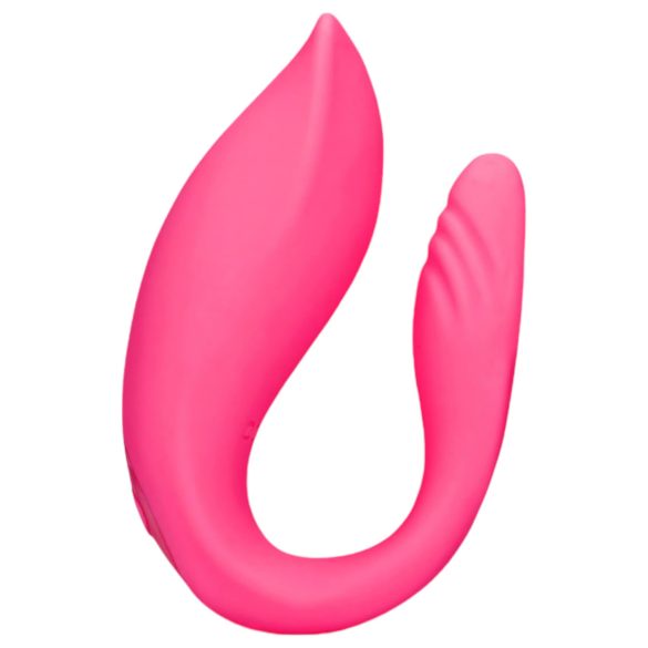 Loveline - oppladbar radiovibrator for par (rosa)
