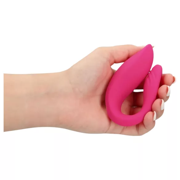 Loveline - oppladbar radiovibrator for par (rosa)