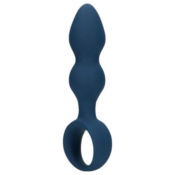 Loveline - ringformet anal dildo - medium (blå)