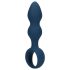 Loveline - ringformet anal dildo - medium (blå)