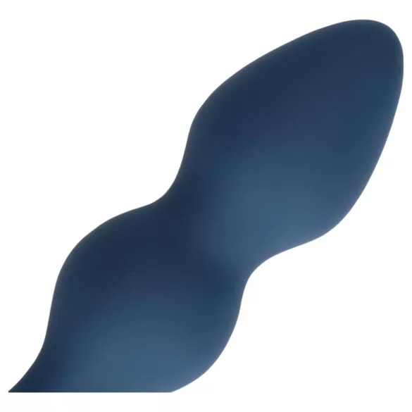 Loveline - ringformet anal dildo - medium (blå)