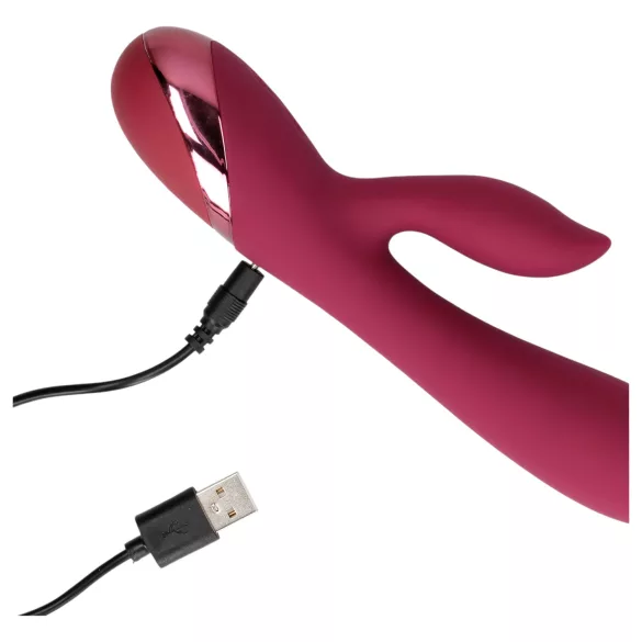 Loveline - oppladbar klitorisstim vibrator (rød)