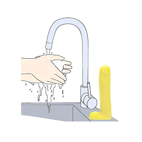 Dicky - såpe formet som penis med testikler - vanilje (210g)