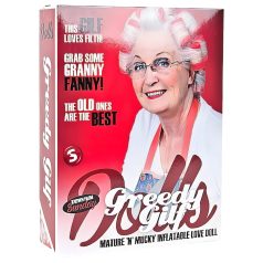 Greedy Gilf - livaktig oppblåsbar kvinne