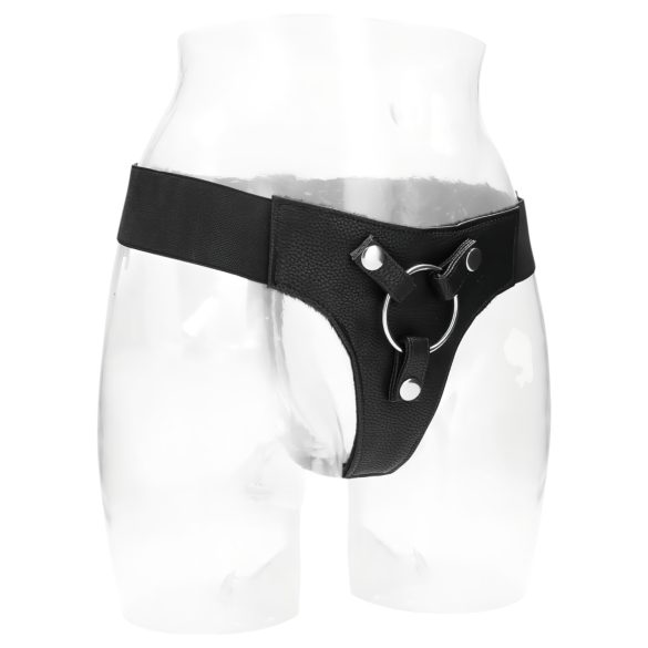 REALROCK Elastisk - justerbar underdel for strap-on (svart)
