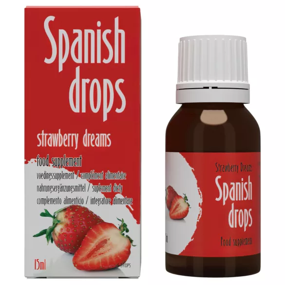 Cobeco Spanske Dråper - lystdråper - jordbær (15ml)