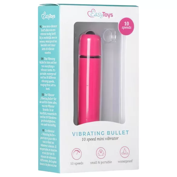 Easytoys Bullet - vanntett minivibrator (rosa)