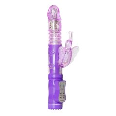 Easytoys Butterfly - roterende-pulserende vibrator (lilla)