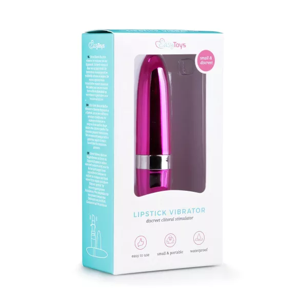 Easytoys Lipstick - vanntett leppestiftvibrator (rosa)