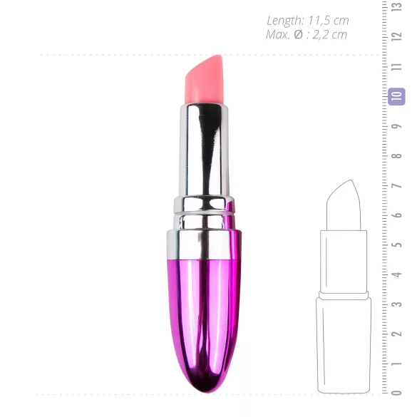 Easytoys Lipstick - vanntett leppestiftvibrator (rosa)