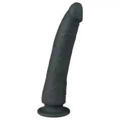 Easytoys - sugekopp 100% silikon dildo (21 cm) - svart