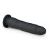 Easytoys - sugekopp 100% silikon dildo (21 cm) - svart