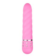 Easytoys Diamond - tvistet stavvibrator (rosa)
