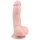 Easytoys - dildo med sugekopp og testikler (15cm) - naturtro