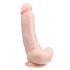 Easytoys - sugekopp dildo med testikler (20 cm) - naturtro