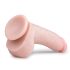 Easytoys - sugekopp dildo med testikler (20 cm) - naturtro