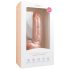 Easytoys - sugekopp-dildo med testikler (22,5cm) - naturlig