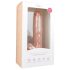 Easytoys – stor dildo med sugekopp og testikler (26,5cm) – hudfarget