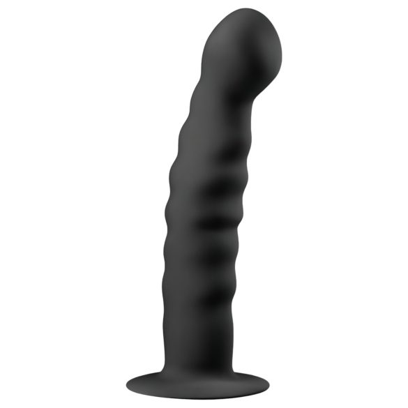 Easytoys Riflet - sugekopp analdildo (14 cm) - svart