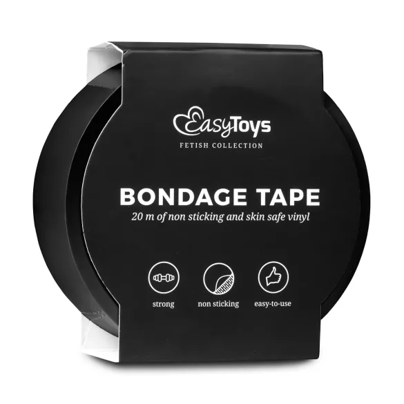 Easytoys - bondage-tape - svart (20m)
