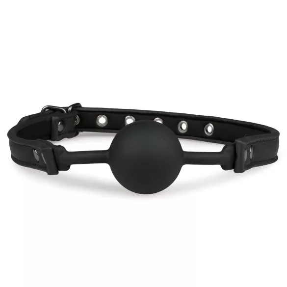 Easytoys - silikon ball gag (svart)