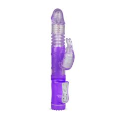 Easytoys Bunny - støt-roterende vibrator (lilla)