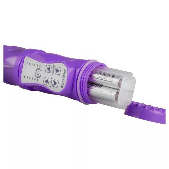 Easytoys Bunny - støt-roterende vibrator (lilla)
